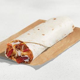 Cheesy Double Beef Burrito